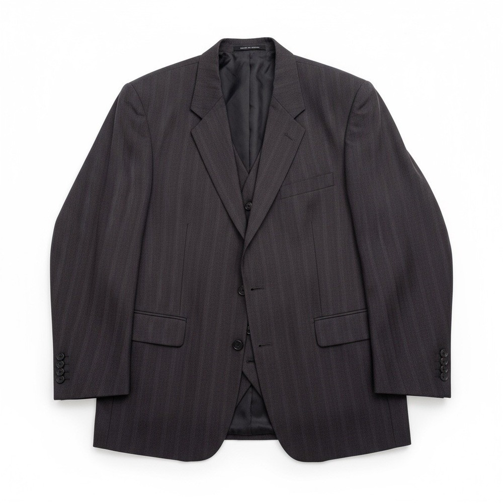 Di Palma Men's Grey Suit Jacket 44R